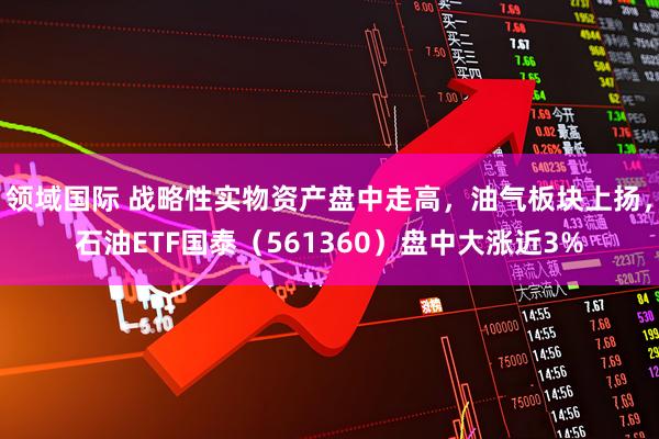 领域国际 战略性实物资产盘中走高，油气板块上扬，石油ETF国泰（561360）盘中大涨近3%