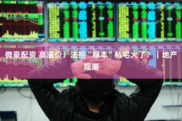 微豪配资 高溢价！法拍“绿本”私宅火了？｜地产观潮