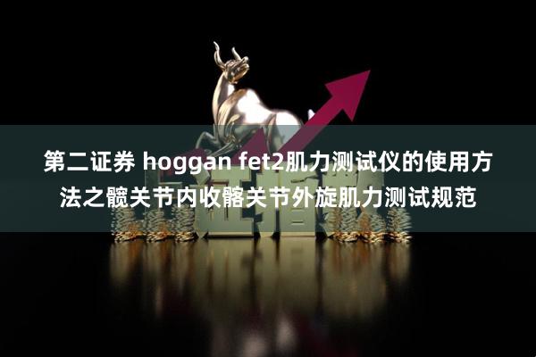 第二证券 hoggan fet2肌力测试仪的使用方法之髋关节内收髂关节外旋肌力测试规范