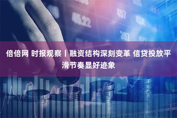 倍倍网 时报观察丨融资结构深刻变革 信贷投放平滑节奏显好迹象